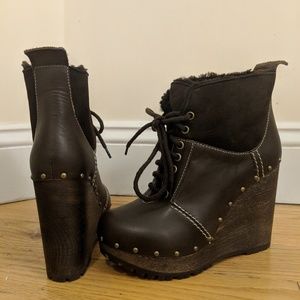 See By Chloe Clive Platform Lace Up Bootie